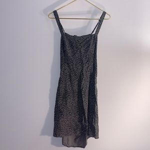 Hollister Open Tie Back Leopard Print Dress